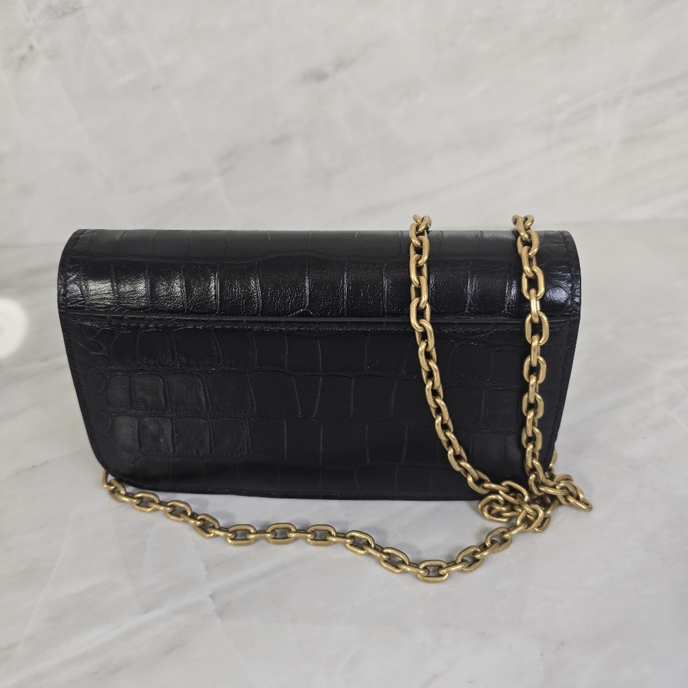 Balenciaga XS Gossip Croc Embossed Crossbody Bag - Picture 9 of 11